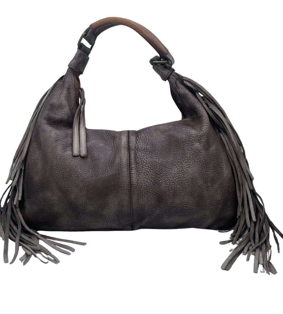 Borsa a spalla con frange BS 770