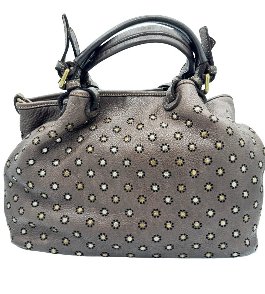 Bauletto borchiato e laserato BS 785