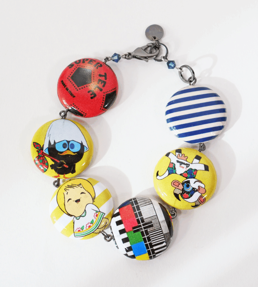 Bracciale “Amarcord” – TV, merende e memoria by Anna Lodi