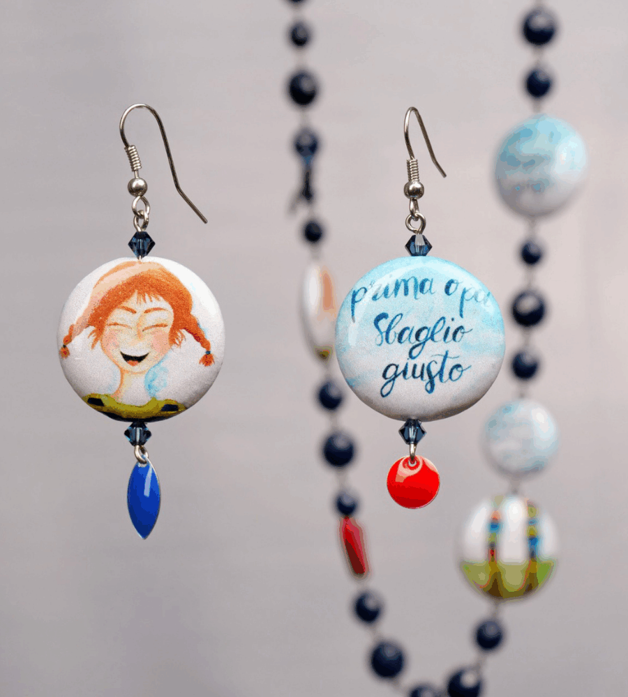 Orecchini “Pippi” – Sbaglio giusto edition by Anna Lodi