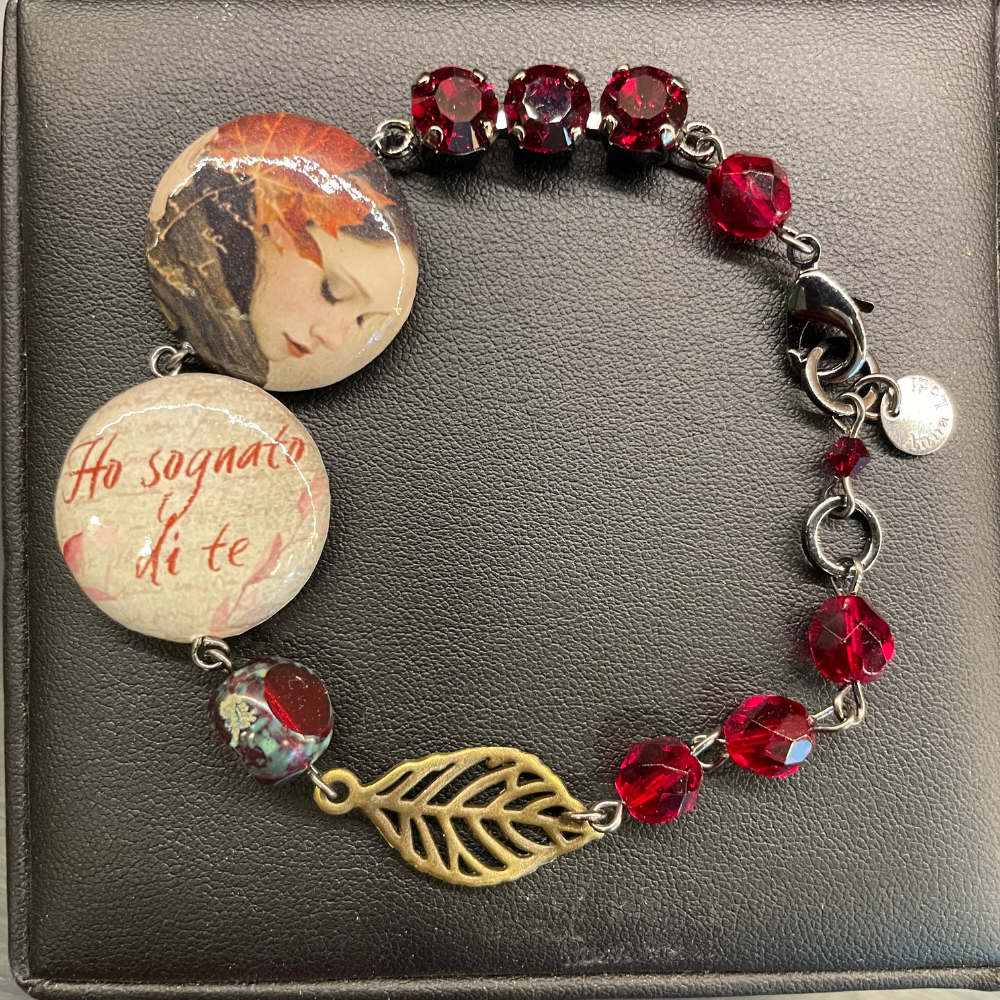 Braccialetto "Ho sognato di te" by Anna Lodi - Autunno Romantico