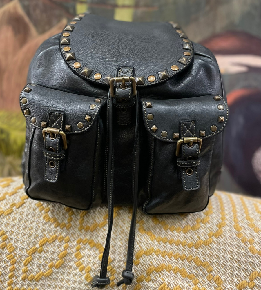 Zaino con borchie BS304 color nero by Bayside