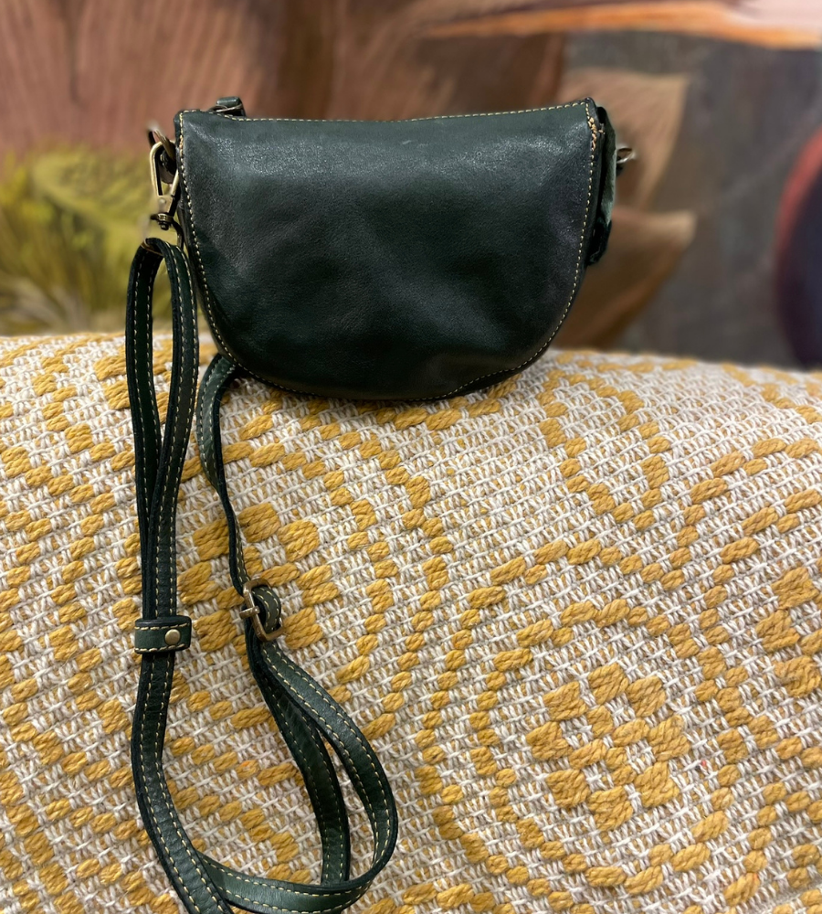 Borsetta a tracolla BS635 color verde foresta by Bayside