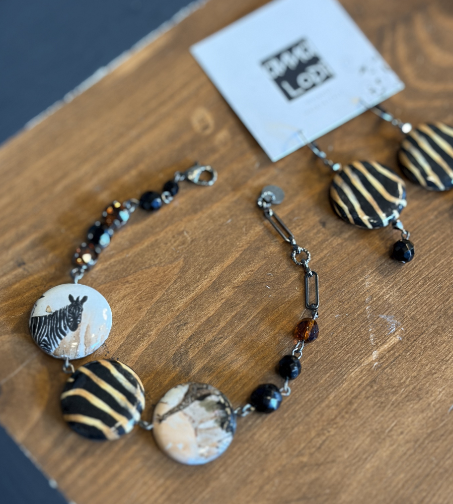 Bracciale con strass La mia Africa by Anna Lodi