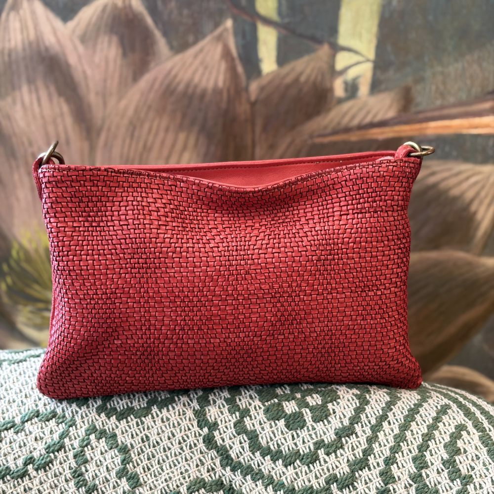 Borsa a Spalla Borsa BS329 Rosso Corallo – by Bayside
