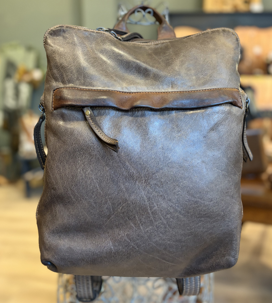 Zaino in pelle vintage rock Bayside BS656