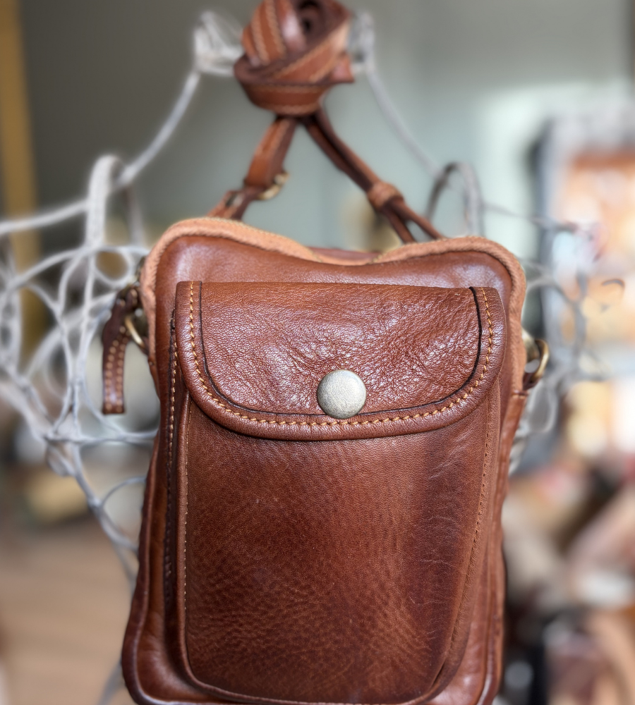 Borsello in pelle cuoio Bayside BS746
