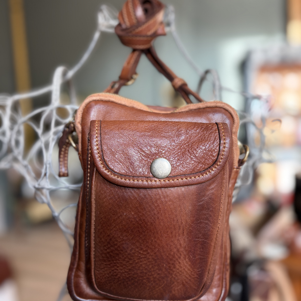 Borsello in pelle cuoio Bayside BS746