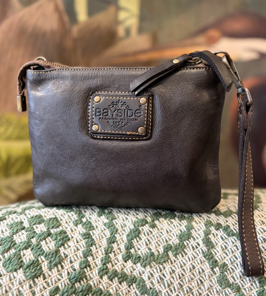 Pochette in pelle con tracolla Bayside BS822