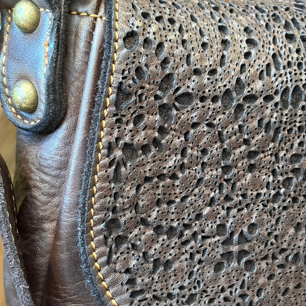Borsa a postina in pelle laserata Bayside BS708 – foto 5