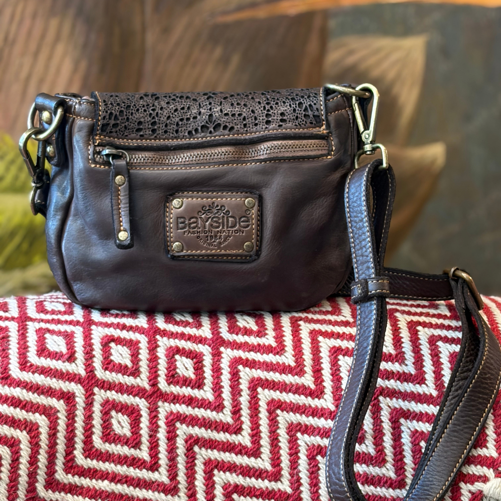 Borsa a postina in pelle laserata Bayside BS708 – foto 2