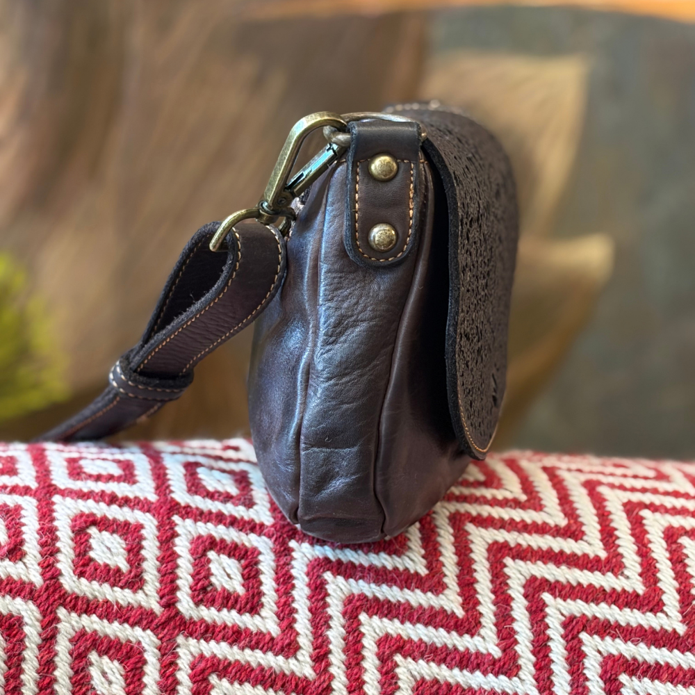 Borsa a postina in pelle laserata Bayside BS708 – foto 3