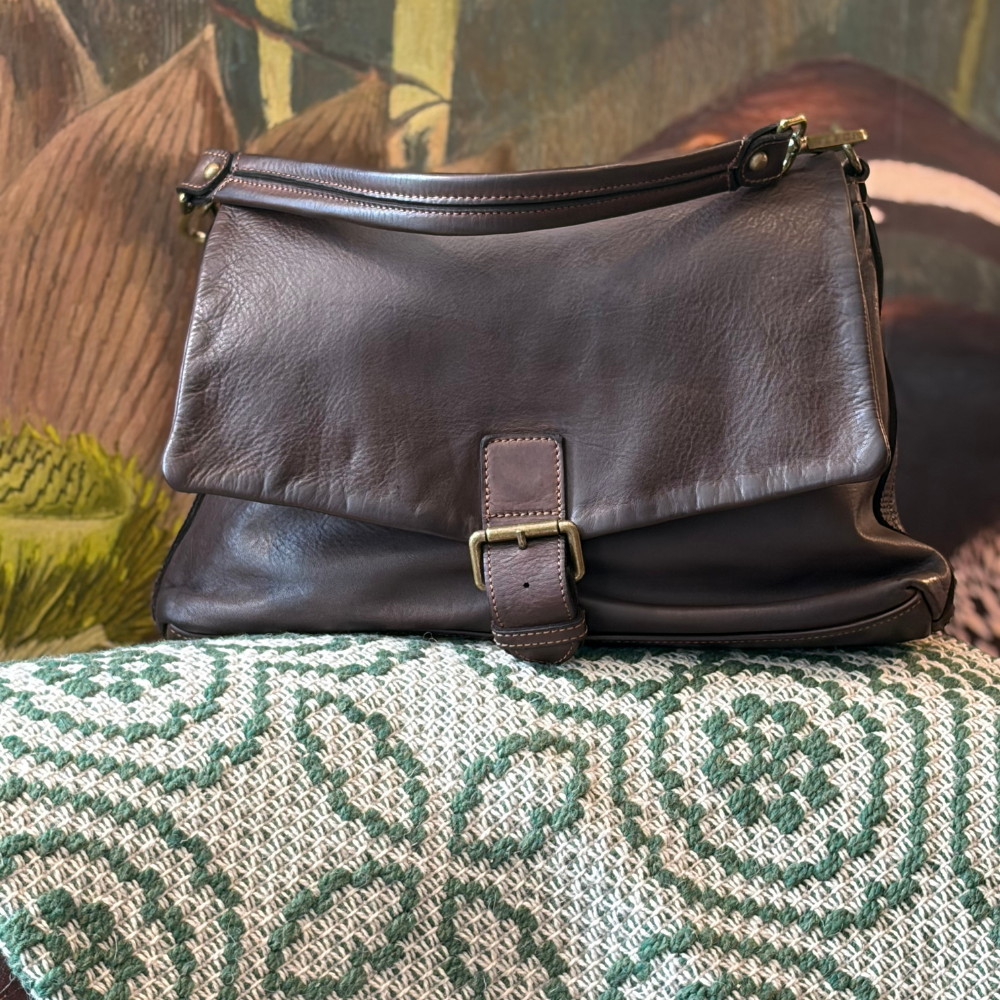 Borsa a spalla in pelle vintage Bayside BS855